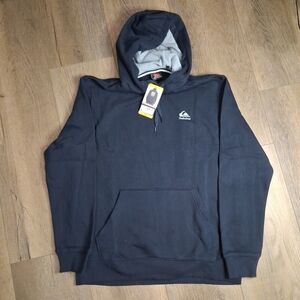 Quicksilver Men's Size M Blue Graphic Pullover Hoodie NWT